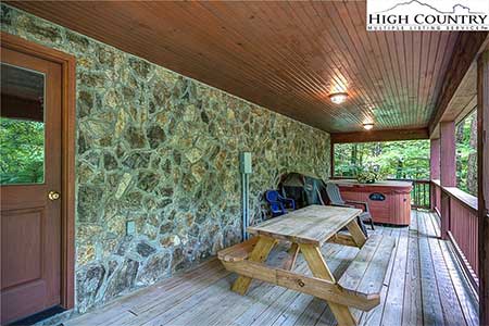 Outdoor Living Area at 175 Payton Lane in Banner Elk, NC