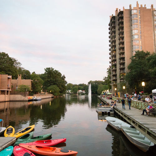 Lake Anne Plaza is the Heart of Reston Virginia