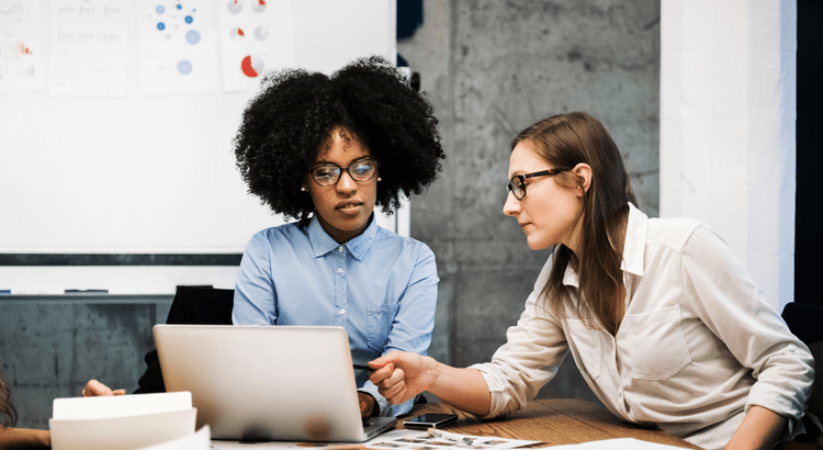 Women working in the office