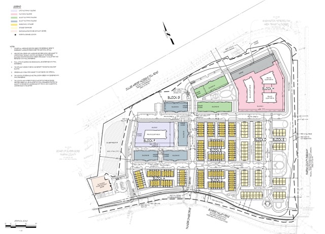 Housing Layout for East Link development in Reston, VA