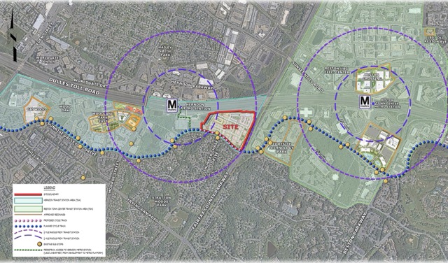 Herndon Metro proximity to East Link in Reston
