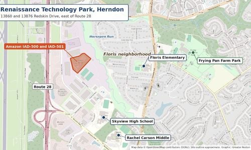 Permits to Fit Out Two Amazon Data Halls in Herndon &hellip;