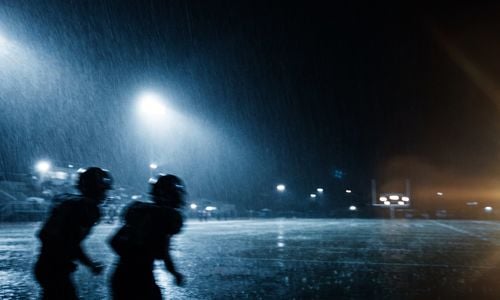 South Lakes Beats Herndon 48-0 in a Rain-Soaked Rivalry Game