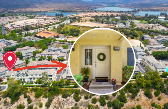 2701 Iron Wood Ct &#8211; Aerial View Pin Drop