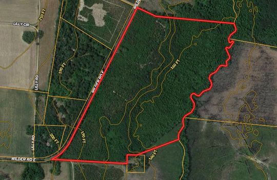 wilder road e bennettsville sc marlboro county acreage for sale contours