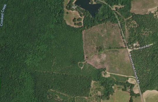 zoom earth Bruton Fork Church Road Bennettsville SC