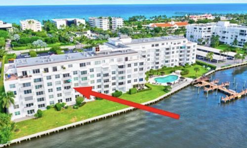2860 S Ocean Blvd, 322, Palm Beach, FL. 33480 Direct Waterfront with Beach Access