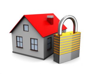 house with lock