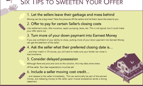 Six Tips to Sweeten Your Offer!