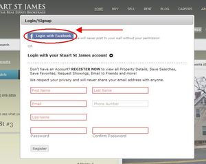 Stuart St James Facebook Login