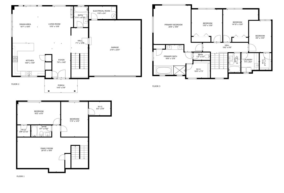 FLOOR PLAN – 12029 36th Ave NE Seattle WA 98125