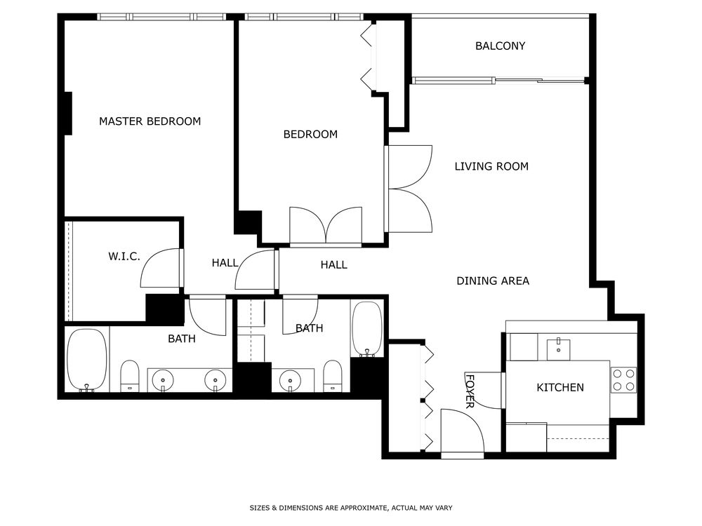 Floorplan – 177 107th Ave NE 815 Bellevue