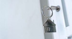 Key with house keychain