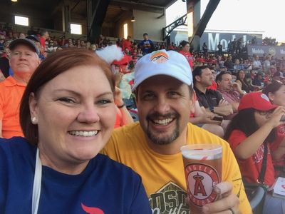 Brandy and Richard smiling together