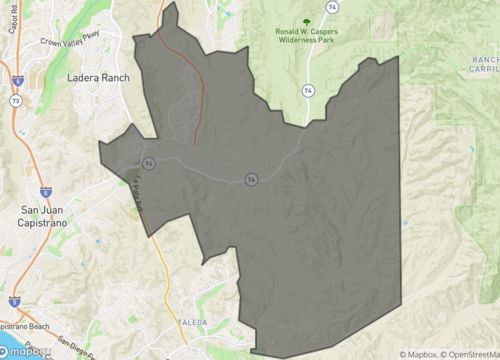 Map of rancho mission viejo san juan capistrano.