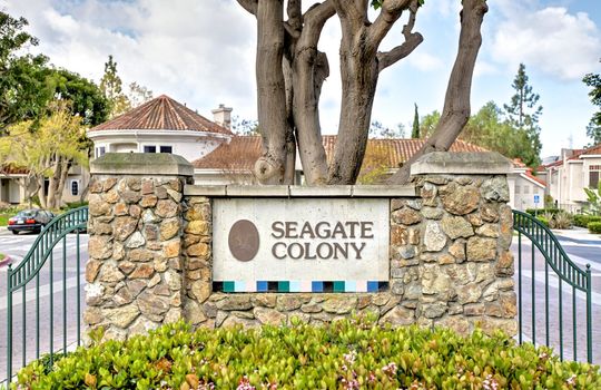 Signage of Seagate Colony