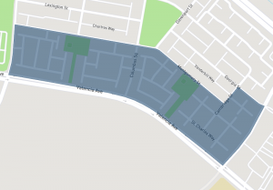 Map of Columbus Square