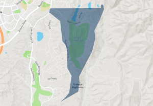 Map of Dove Canyon