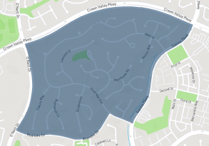 Map of Flintridge