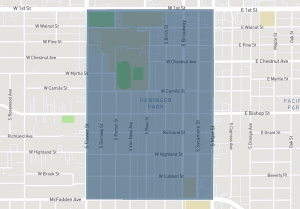 Map of Heninger Park