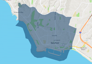 Map of Monarch Beach