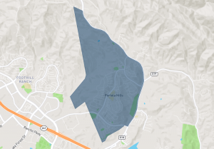 Map of Portola Hills