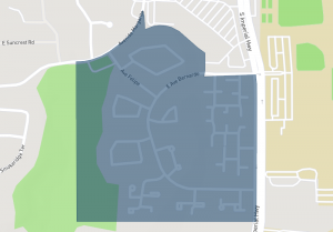 Map of Rancho Yorba