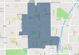 Map of Riverview West