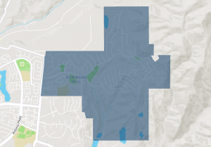 Map of Robinson Ranch