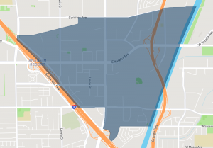 Map of the Platinum Triangle