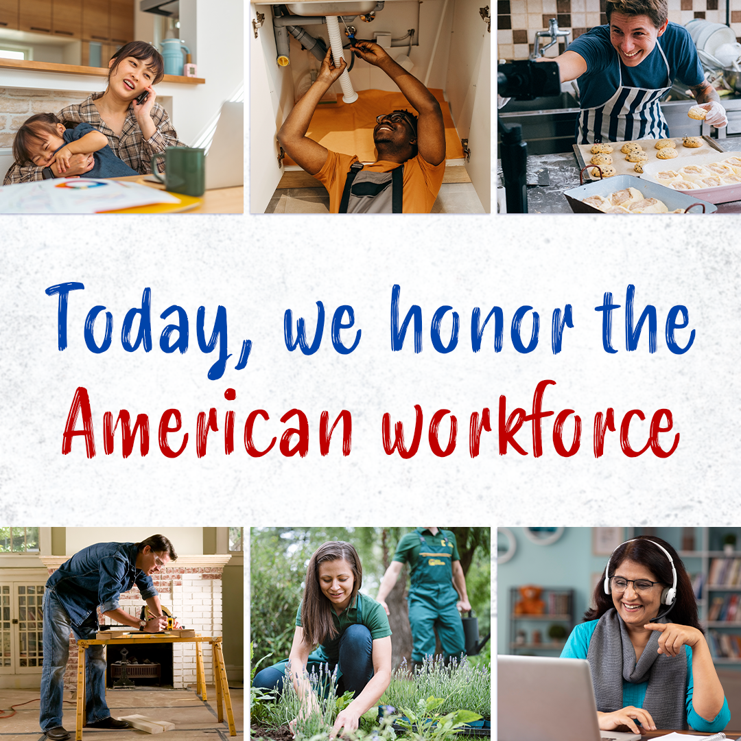 Today, we honor the American workforce