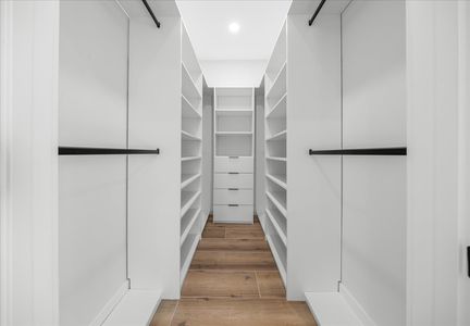 Primary closet
