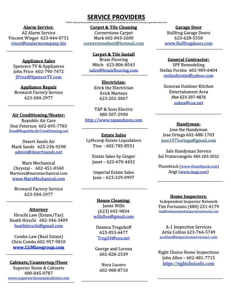 Service Providers 1