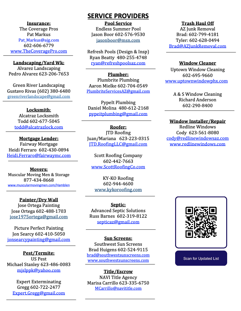 Service Providers 2
