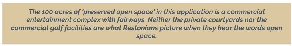 Reston National Golf Course Commercial FunZone Quote Tiny Condos Open Space