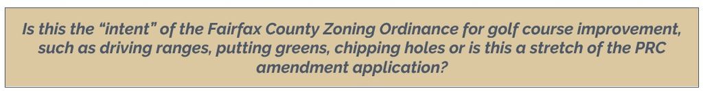 Reston National Golf Course Commercial FunZone Quote Commercial FunZone Ordinance Intent