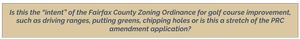 Reston National Golf Course Commercial FunZone Quote Commercial FunZone Ordinance Intent