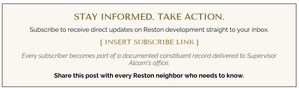 Reston National Golf Course — Stay Informed and Take Action