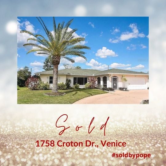 1758 Croton Dr, Venice sold by Christine Pope