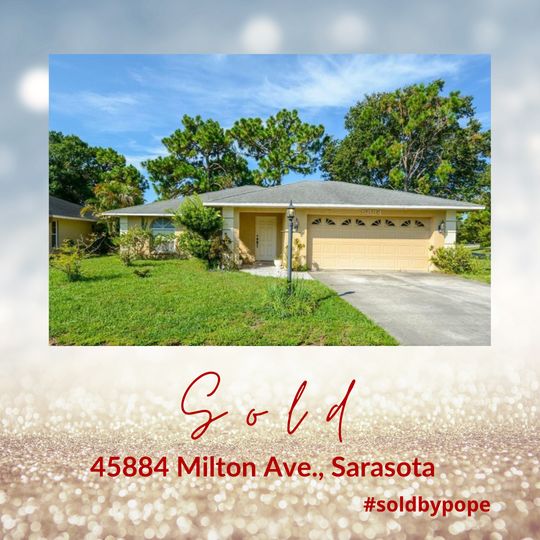 5884 Milton Ave, Sarasota sold by Christine Pope