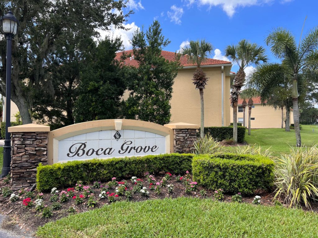 Boca Grove condominiums in Lakewood Ranch Country Club Christine Pope
