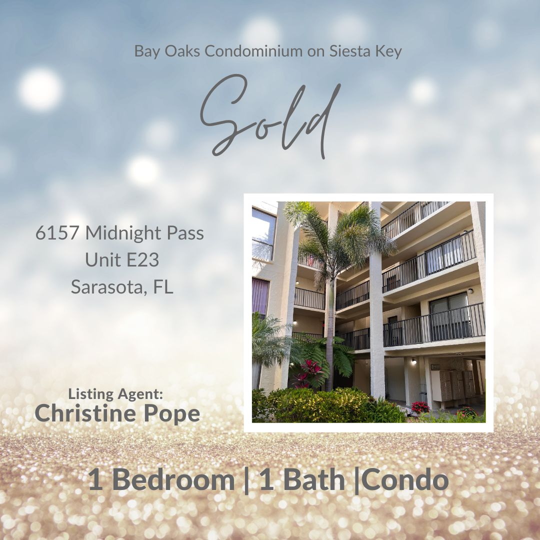 6157 Midnight Pass on Siesta Key sold by Christine Pope