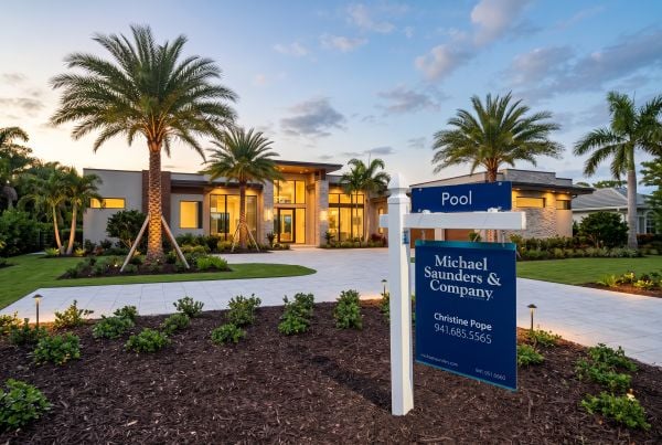 MSC sign Christine Pope luxury home smaller