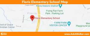Map of Floris Elementary School