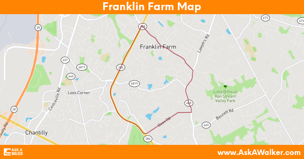 Map of Franklin Farm