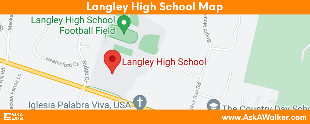 Map of Langley High School