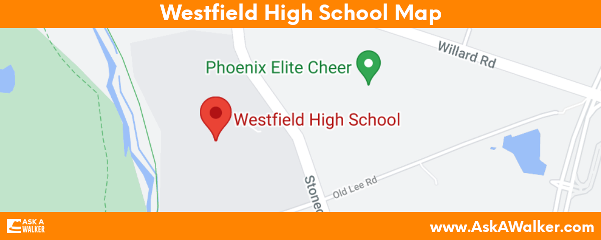 Map of Westfield High School