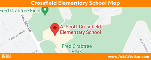 Map of Crossfield Elementary School