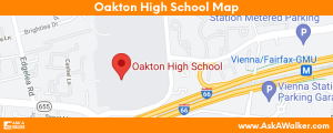 Map of Oakton High School
