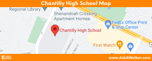 Map of Chantilly High School